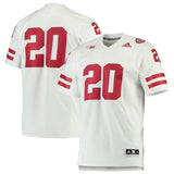 Nebraska Cornhuskers adidas Team Premier Football Jersey - White