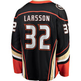 Jacob Larsson Anaheim Ducks Fanatics Branded Breakaway Player Jersey - Black