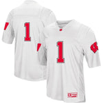 Wisconsin Badgers Colosseum Football Jersey - White