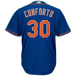 Michael Conforto New York Mets Majestic Alternate Official Cool Base Replica Player Jersey - Royal/White