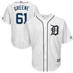 Shane Greene Detroit Tigers Majestic Home Cool Base Player Jersey – White