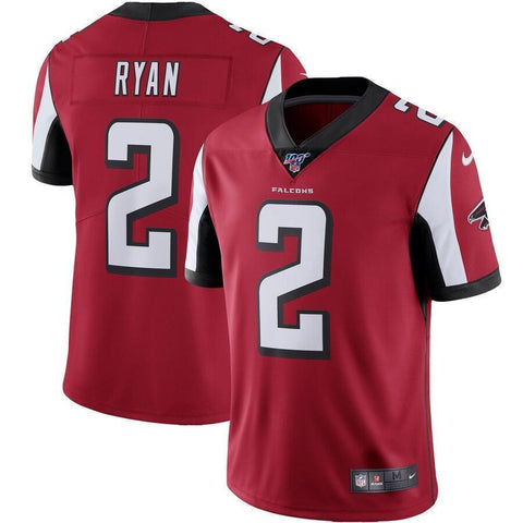 Matt Ryan Atlanta Falcons Nike 100th Season Vapor Limited Jersey - Red