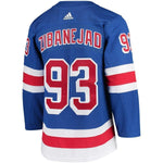 Mika Zibanejad New York Rangers adidas Player Jersey - Blue