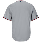 Minnesota Twins Majestic 2019 Postseason Road Official Cool Base Team Jersey - Gray