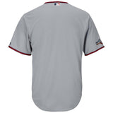 Minnesota Twins Majestic 2019 Postseason Road Official Cool Base Team Jersey - Gray