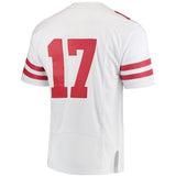 Nebraska Cornhuskers adidas Premier Football Jersey - White