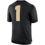 Purdue Boilermakers Nike Team Game Football Jersey - Black