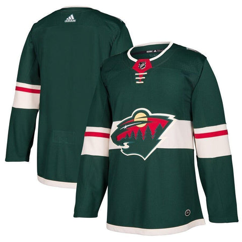 Minnesota Wild adidas Home Blank Jersey - Green