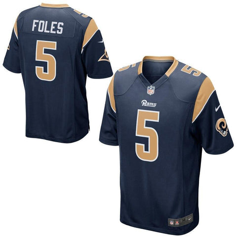 Nick Foles Los Angeles Rams Nike Game Jersey - Navy