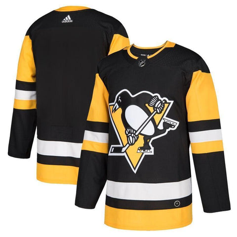 Pittsburgh Penguins adidas Home Blank Jersey - Black