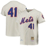 Tom Seaver New York Mets Mitchell & Ness Cooperstown Collection Jersey – Cream