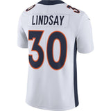 Phillip Lindsay Denver Broncos Nike Vapor Limited Jersey - White