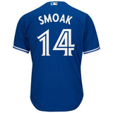 Justin Smoak Toronto Blue Jays Majestic Alternate Cool Base Replica Player Jersey - Royal