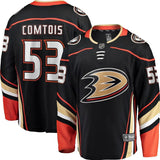 Max Comtois Anaheim Ducks Fanatics Branded Breakaway Player Jersey - Black