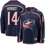 Men's Columbus Blue Jackets Gustav Nyquist Fanatics Branded Navy Home Breakaway Player Jersey