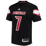 Louisville Cardinals adidas Premier Football Jersey - Black