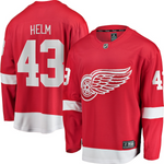 Men's Detroit Red Wings Darren Helm Fanatics Branded Red Breakaway Player Jersey