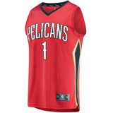 Zion Williamson New Orleans Pelicans Fanatics Branded 2019 NBA Draft First Round Pick Fast Break Jersey Red - Statement Edition