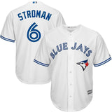 Toronto Blue Jays Marcus Stroman Majestic Official Cool Base Player Jersey - White