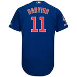 Yu Darvish Chicago Cubs Majestic Alternate Flex Base Collection Player Jersey – Royal/White