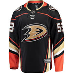 Max Comtois Anaheim Ducks Fanatics Branded Breakaway Player Jersey - Black