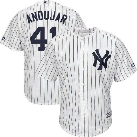 Miguel Andujar New York Yankees Majestic Home Official Cool Base Replica Player Jersey - White