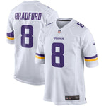 Sam Bradford Minnesota Vikings Nike Game Jersey - White