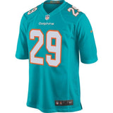 Minkah Fitzpatrick Miami Dolphins Nike Game Jersey - Aqua