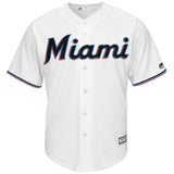 Starlin Castro Miami Marlins Majestic Home 2019 Cool Base Player Jersey - White