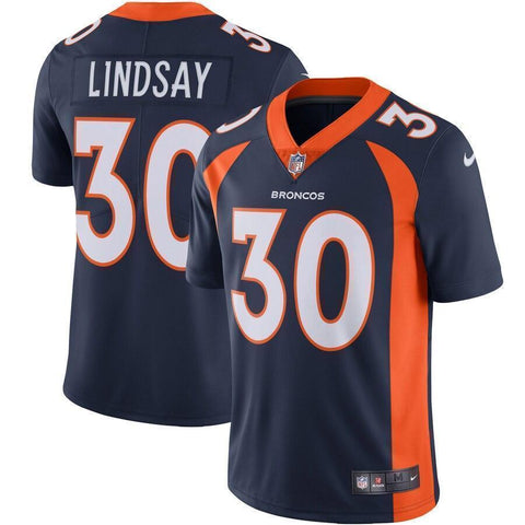 Phillip Lindsay Denver Broncos Nike Vapor Limited Jersey - Navy