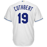 Cheslor Cuthbert Kansas City Royals Majestic Home Cool Base Player Jersey - White