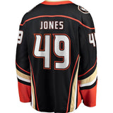 Max Jones Anaheim Ducks Fanatics Branded Breakaway Player Jersey - Black