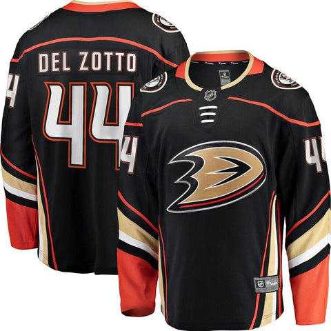 Michael Del Zotto Anaheim Ducks Fanatics Branded Breakaway Player Jersey - Black