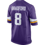 Sam Bradford Minnesota Vikings Nike Game Jersey - Purple