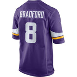 Sam Bradford Minnesota Vikings Nike Game Jersey - Purple