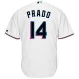 Martin Prado Miami Marlins Majestic Home 2019 Cool Base Player Jersey - White