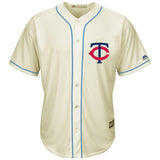 Minnesota Twins Majestic Cool Base Ivory Fashion Team Jersey - Cream