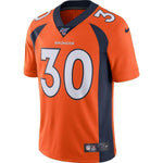 Phillip Lindsay Denver Broncos Nike NFL 100 Vapor Limited Jersey - Orange