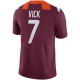 Michael Vick Virginia Tech Hokies Nike Alumni Player Game Jersey - Maroon