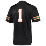 Miami Hurricanes adidas Team Premier Football Jersey - Black