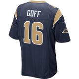 Jared Goff Los Angeles Rams Nike Game Jersey - Navy