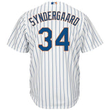 Noah Syndergaard New York Mets Majestic Home Big & Tall Cool Base Player Jersey - White/Royal