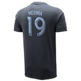 Jesús Medina New York City FC  2018 Secondary Player Jersey – Gray