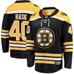 Men's Boston Bruins Tuukka Rask Fanatics Branded Black Breakaway Home Jersey