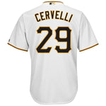 Pittsburgh Pirates Francisco Cervelli Majestic Jersey - Black/White