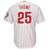 Jim Thome Philadelphia Phillies Majestic Hall of Fame  Jersey – White/Scarlet