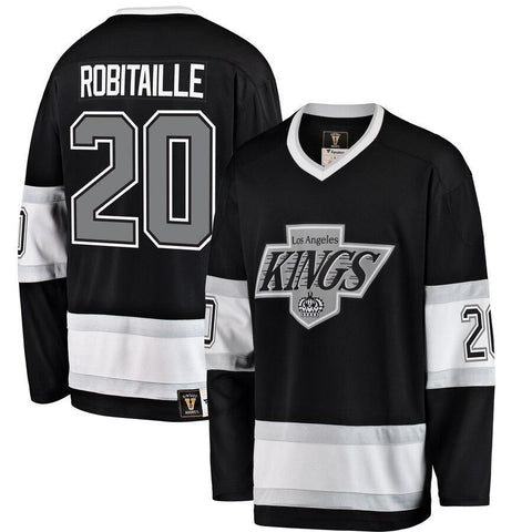 Luc Robitaille Los Angeles Kings Fanatics Branded Premier Breakaway Retired Player Jersey - Black