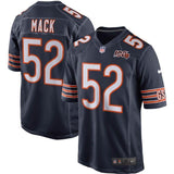 Khalil Mack Chicago Bears Nike 100th Season Game Jersey - Navy