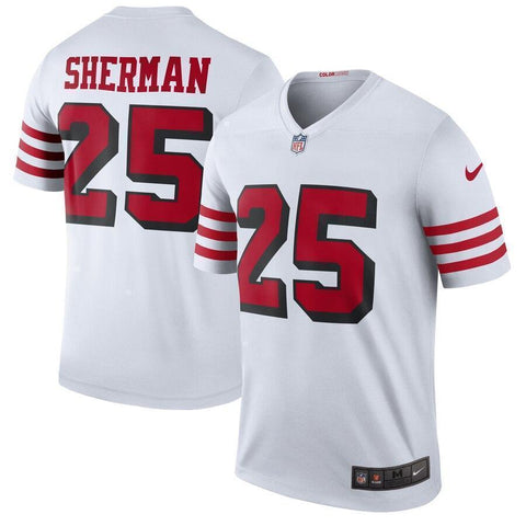 Richard Sherman San Francisco 49ers Nike Color Rush Legend Player Jersey - White