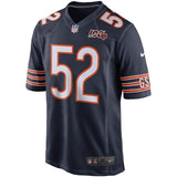 Khalil Mack Chicago Bears Nike 100th Season Game Jersey - Navy
